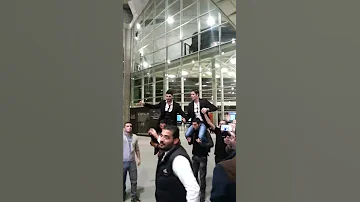 استقبال نجوم ستار اكاديمي مصعب الخطيب وجان شهيد 