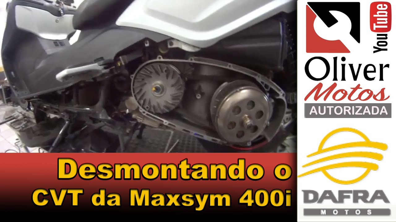 Como desmontar o CVT da Maxsym 400i