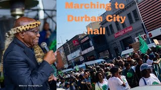 MK Party Marching to Durban City Hall