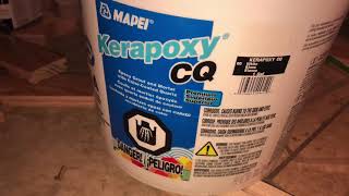 Kerapoxy. CQ grout from Lowe’s