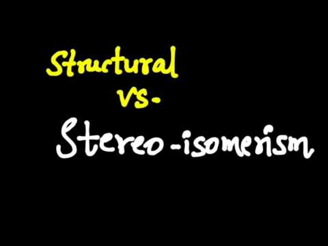 Video: Vad är skillnaden mellan strukturella isomerer och stereoisomerer?