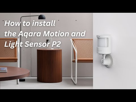 How to Install the Motion and Light Sensor P2