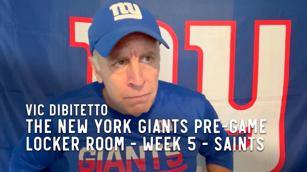The New York Giants Post-Game Locker Room - Week 5 - Saints