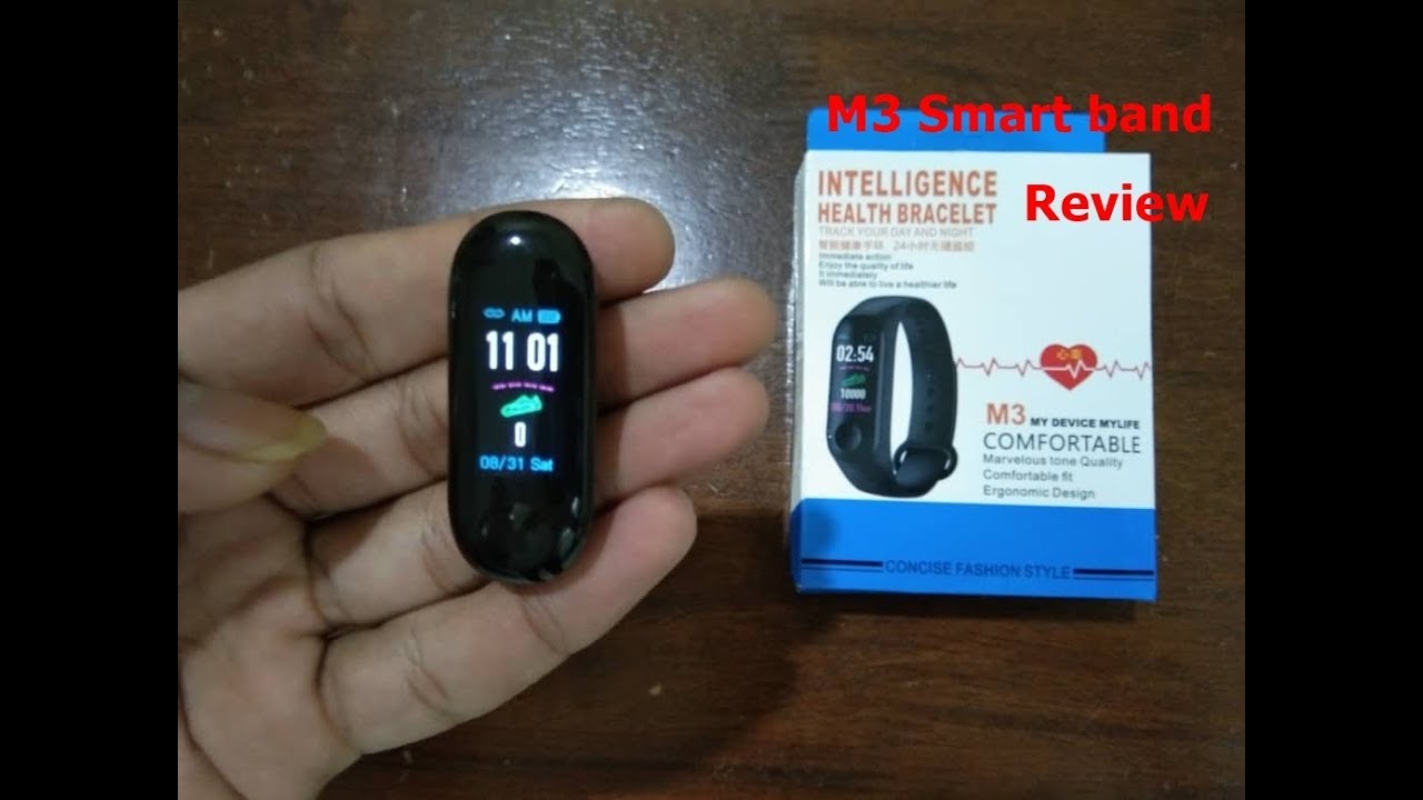 REVIEW  M3 Smart band and setup