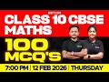 Class 10 CBSE Mathematics | Top 100 MCQ's  | Xylem Class 10 CBSE