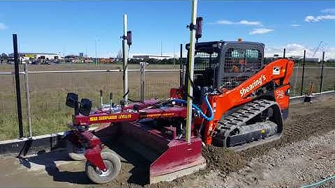 SharpGrade 2.2DGR laser grader Kubota SVL75