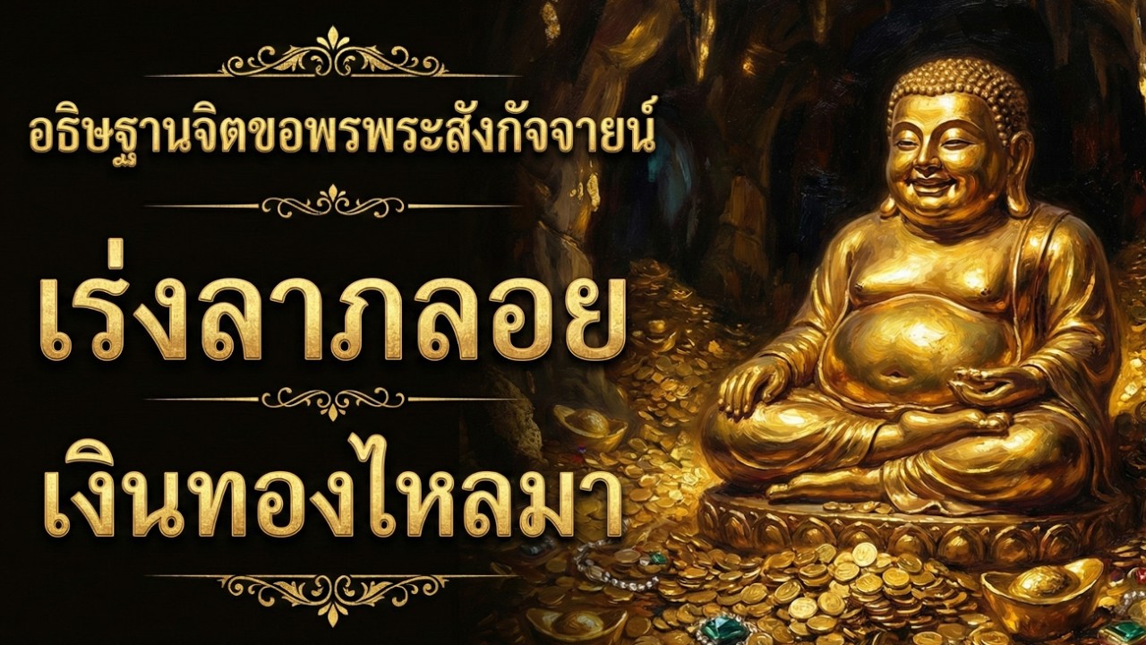 อธิษฐานจิตขอพรพระสังกัจจายน์ เร่งลาภลอย เงินทองไหลมา เทมาดั่งสายน้ำ