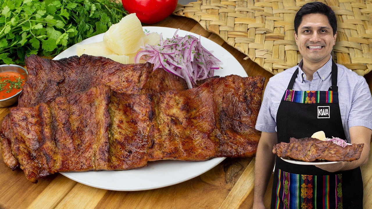 Cómo Hacer Cecina Lojana en Casa | Receta Fácil y Deliciosa | KWA