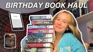 birthday book haul (i was spoiled)