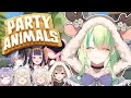 Party animals battling holoen in silly animal party games