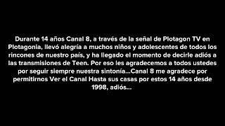 Canal 8 (Plotagon TV Block) Final Closedown (8/2/2013)