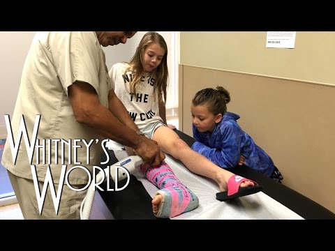 Whitney gets her Cast Cut Off | Whitney