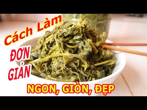 Video Bí Quyết Làm Rau Sắn Muối Chua Đơn Giản Mà Ngon Giòn... - youtube
