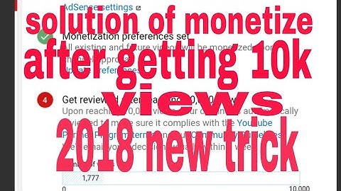 {Hindi} Solution of monetization not getting enable after 10k views || 2018