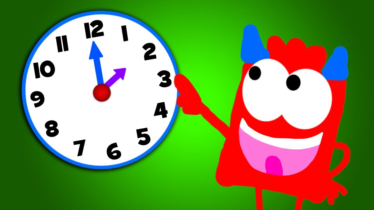 The Clock Song | Nursery Rhymes | Telling the Time | Kids Songs - YouTube
