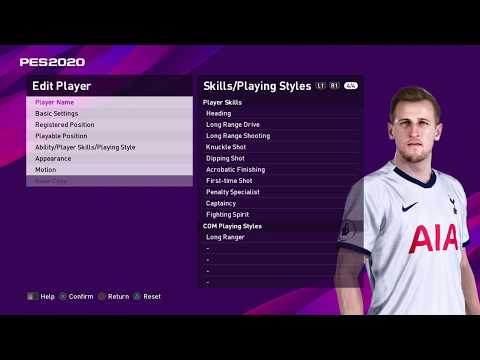 Pes 2020 Stats Garet Bale Fm To Pes Youtube
