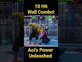 10-Hit Wall Combo! Aoi's Stunning Side Switch!