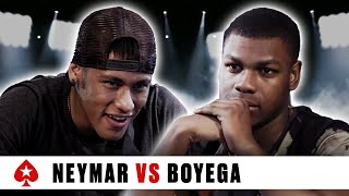 Neymar Jr VS John Boyega - Part 1: ‘’I can win against him’’ ♠️ PokerStars Duel ♠️ PokerStars