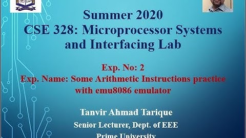 Microprocessor Systems and Interfacing Lab - Experiment 2