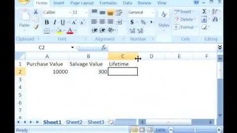 How to Calculate Double-Declining Depreciation Using Microsoft Excel