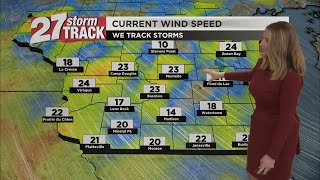 Cold and windy start to the work week