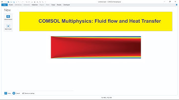 COMSOL: 2D heat transfer and fluid flow