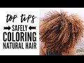 Top 6 Tips for Coloring Natural Hair SAFELY | My Hair Color Story