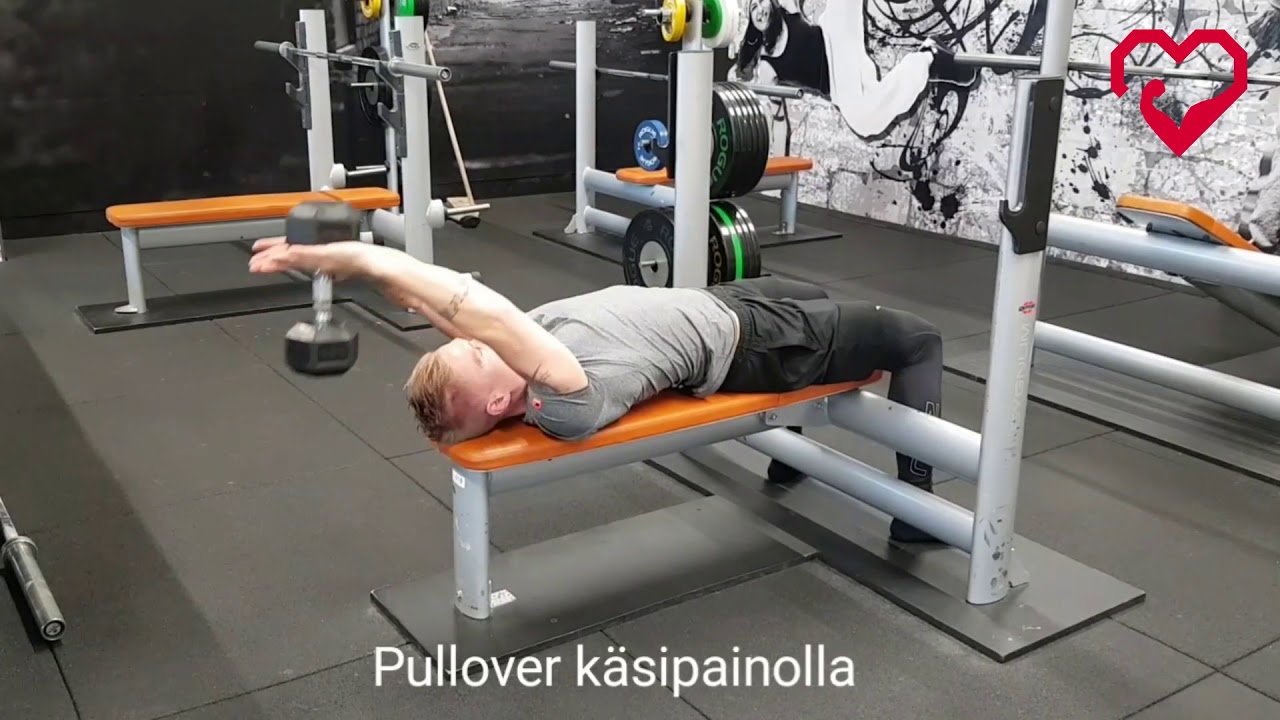 Pullover käsipainolla 