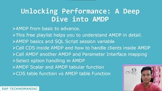 AMDP ( ABAP Managed Database Procedure ) Part  1