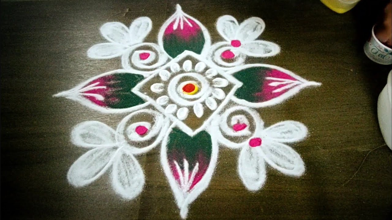 #1minkolam#trendingkolam #simplekolam#kolam#viralvideo#new#bestkolam#easy#smallkolam@dhanyacrafts 