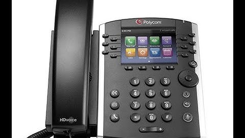 Polycom VVX IP Phone How to use and Operate the Phone Video 11 2020