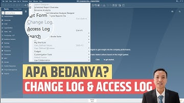 Cara Menggunakan Change Log dan Access Log di SAP Business One
