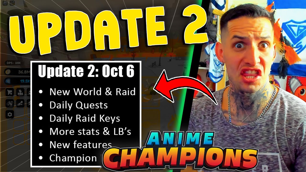 🚨UPDATE 2 ANIME CHAMPIONS SIMULATOR ROBLOX - YouTube