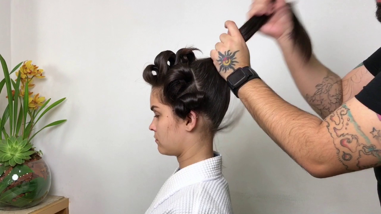 Como fazer Babyliss e preparar o cabelo para um penteado coque alto. -  thptnganamst.edu.vn