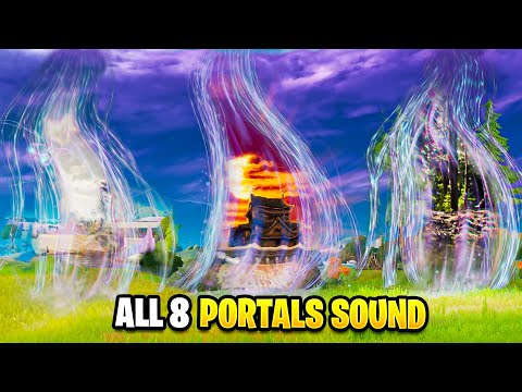 All Zero Point Portals Sounds in Fortnite - (All 8 Portals Sounds) Chapter 2 Season 5