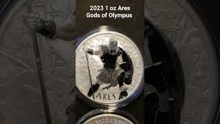 2023 1 oz Ares Gods of Olympus Silver Coin