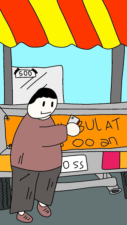 Animasi Lucu : Tahu Bulat Digoreng Dadakan Lima Ratusan #shorts