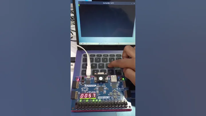 UART Tx-Rx LOOP-BACK Using Vivado Design Suit Block RAM IP - Basys 3 FPGA