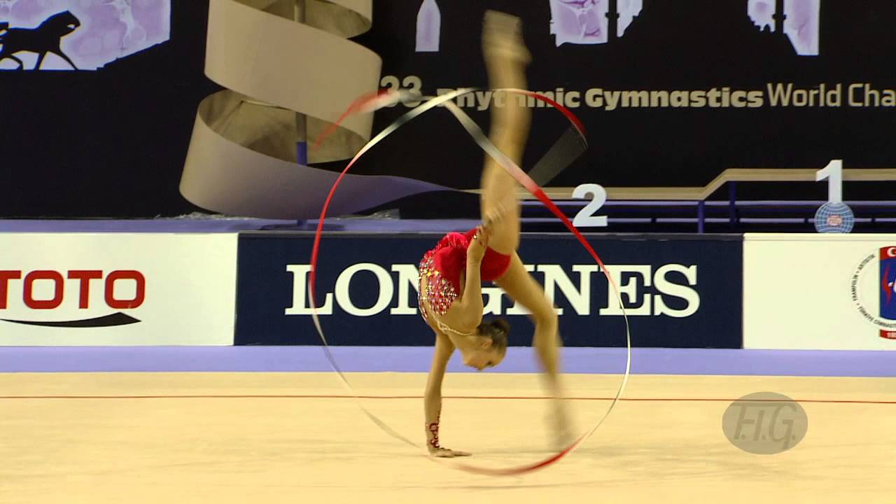 DURUNDA Marina (AZE) - 2014 Rhythmic Worlds, Izmir (TUR) - Qualifications Ribbon