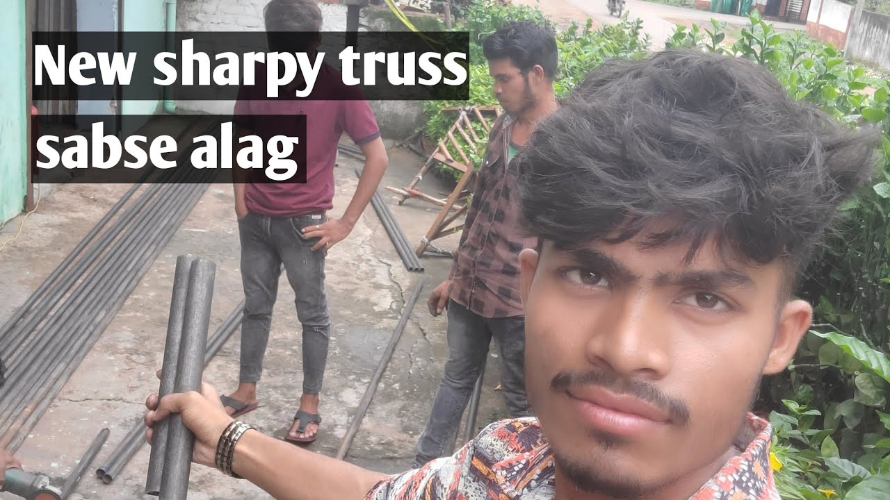 New truss for sharpy | Dj truss making | warm light india