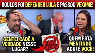 VEXAME! Boulos tenta defender LULA e toma INVERTIDA de Jornalista Conservadora sobre Banco Master!
