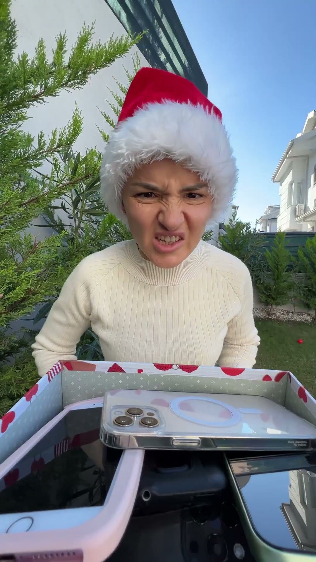 He USED 20 PHONES for THE CHRISTMAS TREE ??? #shorts #khamitovy #martaandrustam