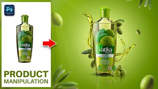 Product Manipulation Tutorial in Photoshop | Olive Oil