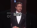 Ryan gosling and russell crowe fight at the oscars shorts