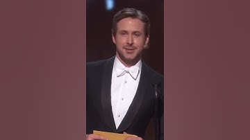 RYAN GOSLING and RUSSELL CROWE FIGHT at the OSCARS #shorts