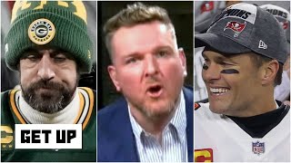 Pat McAfee reacts to Tom Brady going to the Super Bowl and the Packers' field goal decision | Get Up