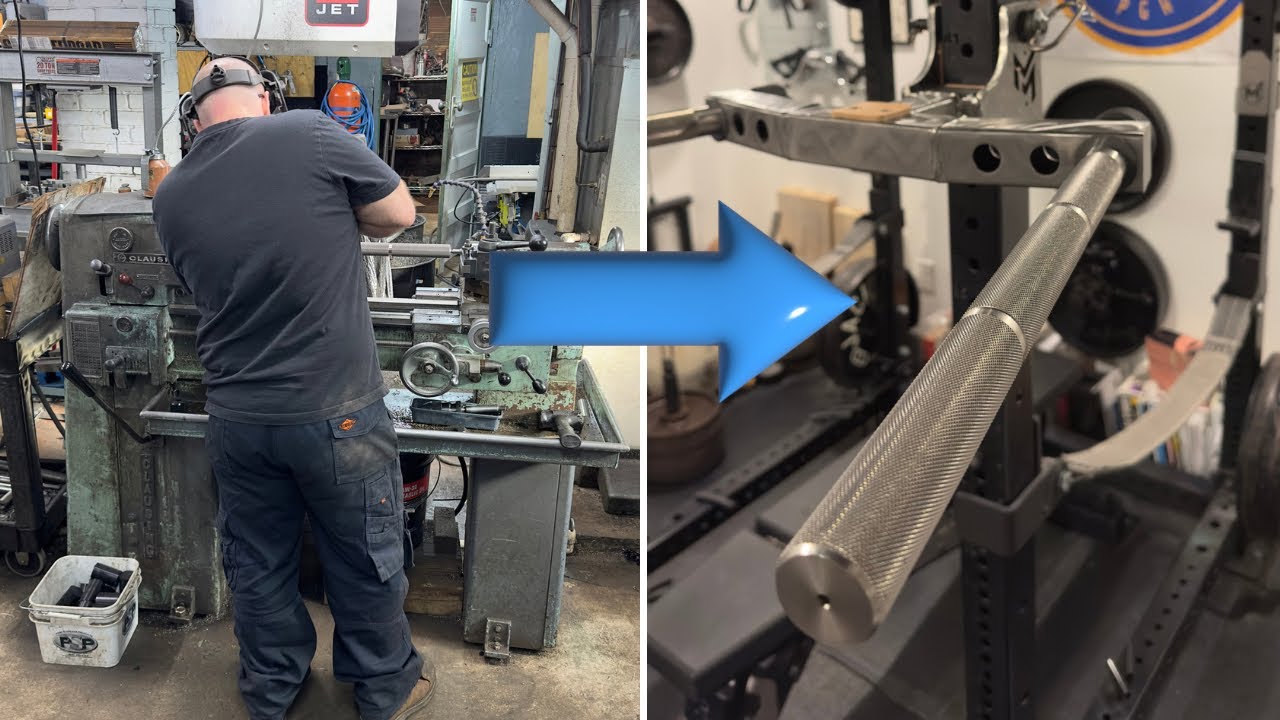 Mutant Handles Manual Lathe Operated at Mutant Metals | Making Strength Equipment ...