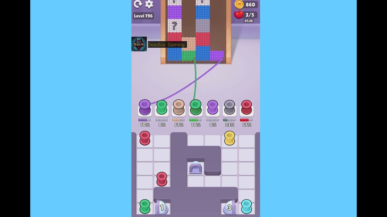 Color Knitzy Level 796. Walkthrough Gameplay - YouTube