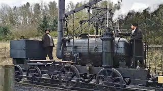 Spring Steam Fair At Beamish Museum 2019.