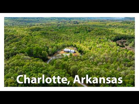 100 Sanders Road, Charlotte, AR home video tour